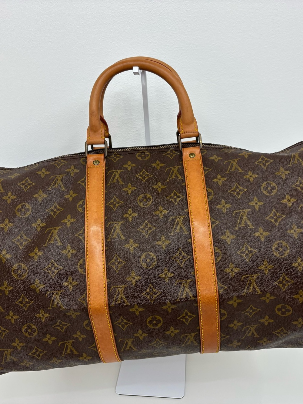 Authentic Vintage Louis Vuitton Keepall 50 Monogram Travel Duffle Bag - Picture 9 of 9